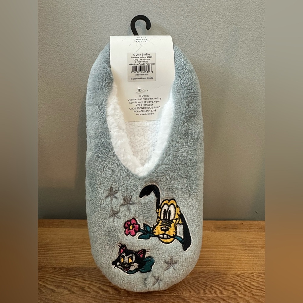 Disney Vera Bradley Mickey and Minnie Slippers - Picture 3 of 3